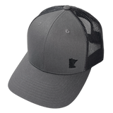 MN Silhouette Trucker Hat - Charcoal/Black