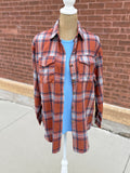 Rust Multi-Color Flannel