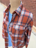 Rust Multi-Color Flannel