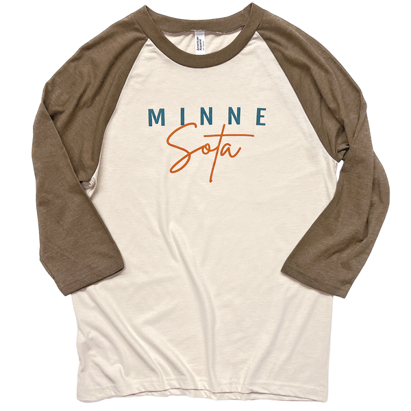 MINNESota Raglan Tee Cheap Chics Designs