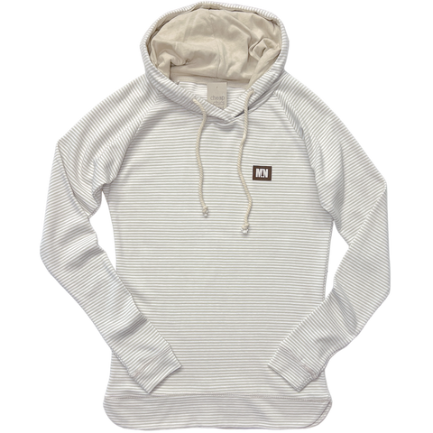 MN Evergreen Patch Striped Hoodie