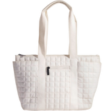 Quilted Nylon Tote Bag