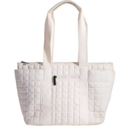 Quilted Nylon Tote Bag