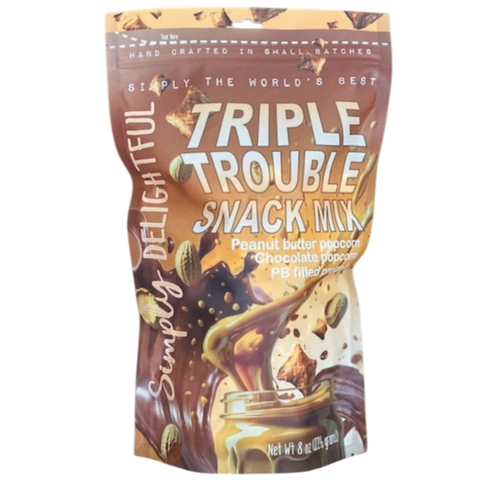 Simply Delightful Popcorn - Triple Trouble Snack Mix