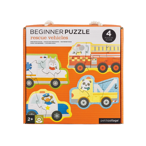 Beginner Puzzle - Rescue Vehicles