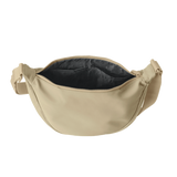 Matte Nylon Crossbody - Natural