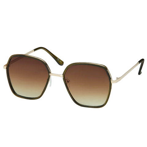 Angled Combo Sunglasses - Olive