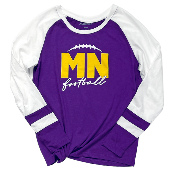 MN Football Long-Sleeve Tee – Cheap Chics Designs