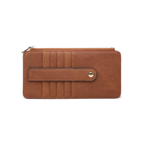 Slim Card Holder Wallet - Cognac