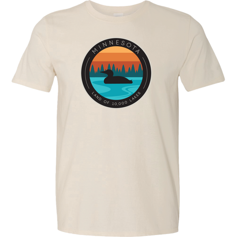 MN Sunset Loon Speckle Tee