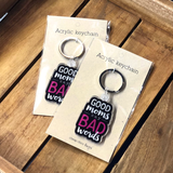 Good Moms Acrylic Keychain