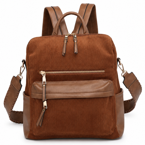 Corduroy Convertible Backpack