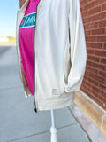 MN Block Full-Zip Bomber Jacket