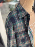 Navy/Teal Flannel