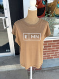 MN Block Vintage-Wash Tee