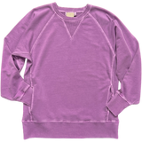 Vintage Pullover with Pockets - Vibrant Plum