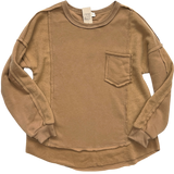 Reverse-Seam Pullover - Camel