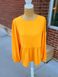 Babydoll Blouse - Marigold