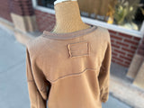 Reverse-Seam Pullover - Camel