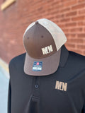 MN Evergreen Trucker Hat - Brown