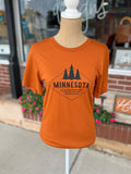 MN Diamond Tee - Rust