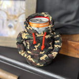 Puffin Insulated Can Koozie - Camo Hoodie