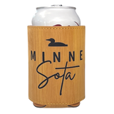 MINNESota Loon Faux Bamboo Koozie