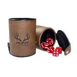 Hunt MN Leather Dice Cup