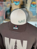 Pines Trucker Hat - Brown Tri-Color