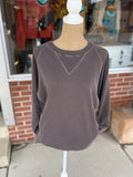 Vintage Pullover with Pockets - Mahogany
