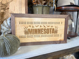 MN Waterfowl Cribbage Board