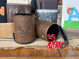 Hunt MN Leather Dice Cup