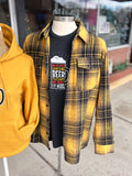 Unisex Flannel Shirt - Mustard