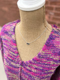 V-Neck Multi-Color Sweater