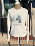 MN Winter Landscape Crew Pullover