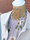 Lilac Stone Dangle Earrings