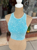 Vintage Wash Ribbed Padded Bralette