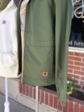 MN Genuine Leather Patch Rain Jacket