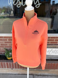 MN Diamond 1/2-Zip Pullover -  Coral