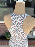 Ditsy Floral Waffle Knit Tank