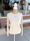 Vintage Pullover with Pockets - Sand Beige