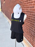 MINNE Hooded Mesh-Back Tank