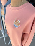 Watercolor Sun Patch Boxy Sweatshirt