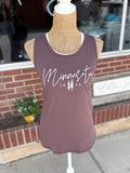 MN Pines Tank - Dusty Mocha Plum