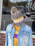 Purple & Gold Fleece-Lined Hat