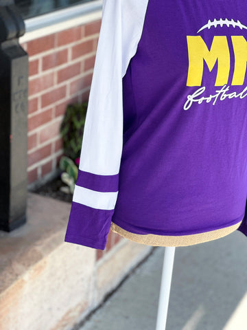 MN Football Long-Sleeve Tee – Cheap Chics Designs