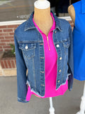 Sun-Cool Sporty Zip Tank - Magenta