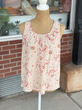 Floral Scoop-Neck Tank