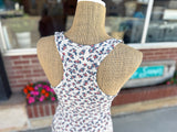 Ditsy Floral Waffle Knit Tank