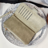 Multi-Section Wristlet Wallet - Light Sage